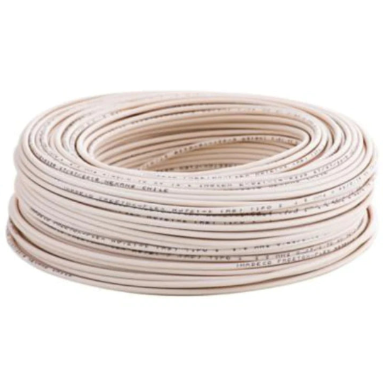 Cable L/ halógenos 6.0MM blanco sec 1Mt