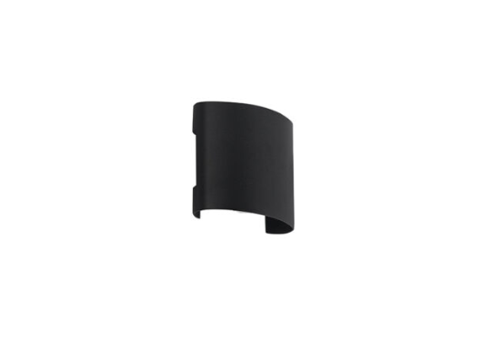 Aplique 2 haces 2W negro