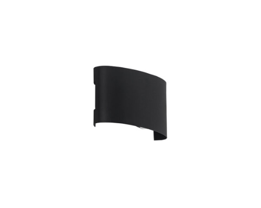 Aplique mural 4 haces 4W negro