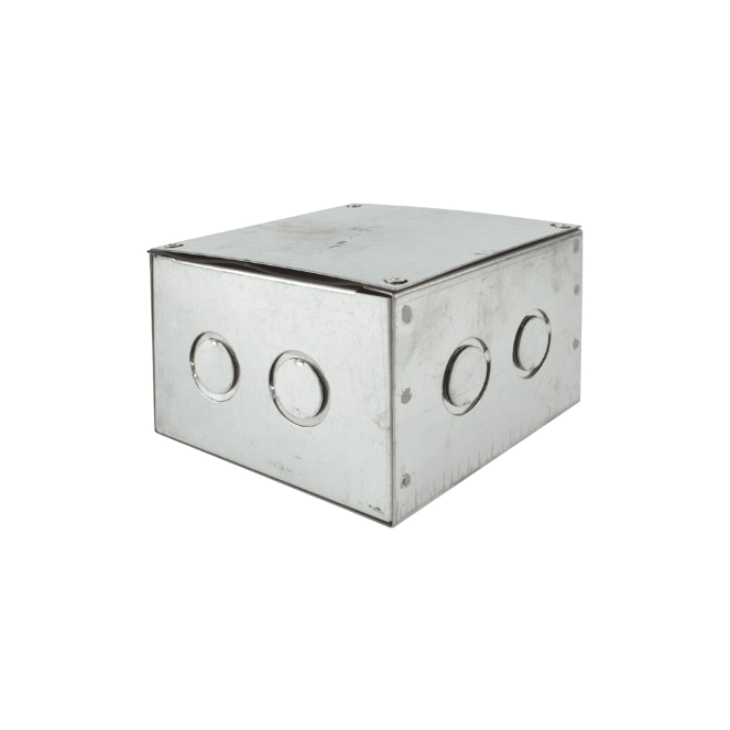 Caja metálica pregavanizada de registro 150*150*100