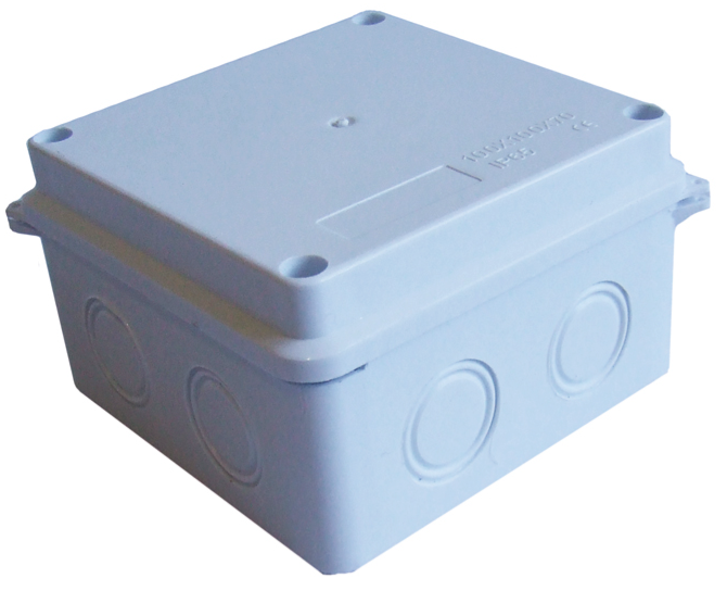 Caja estanca prepicada sin conos IP65 100*100*70mm