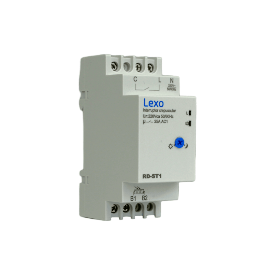Relé temporizado interruptor crepuscular 220 "ca"