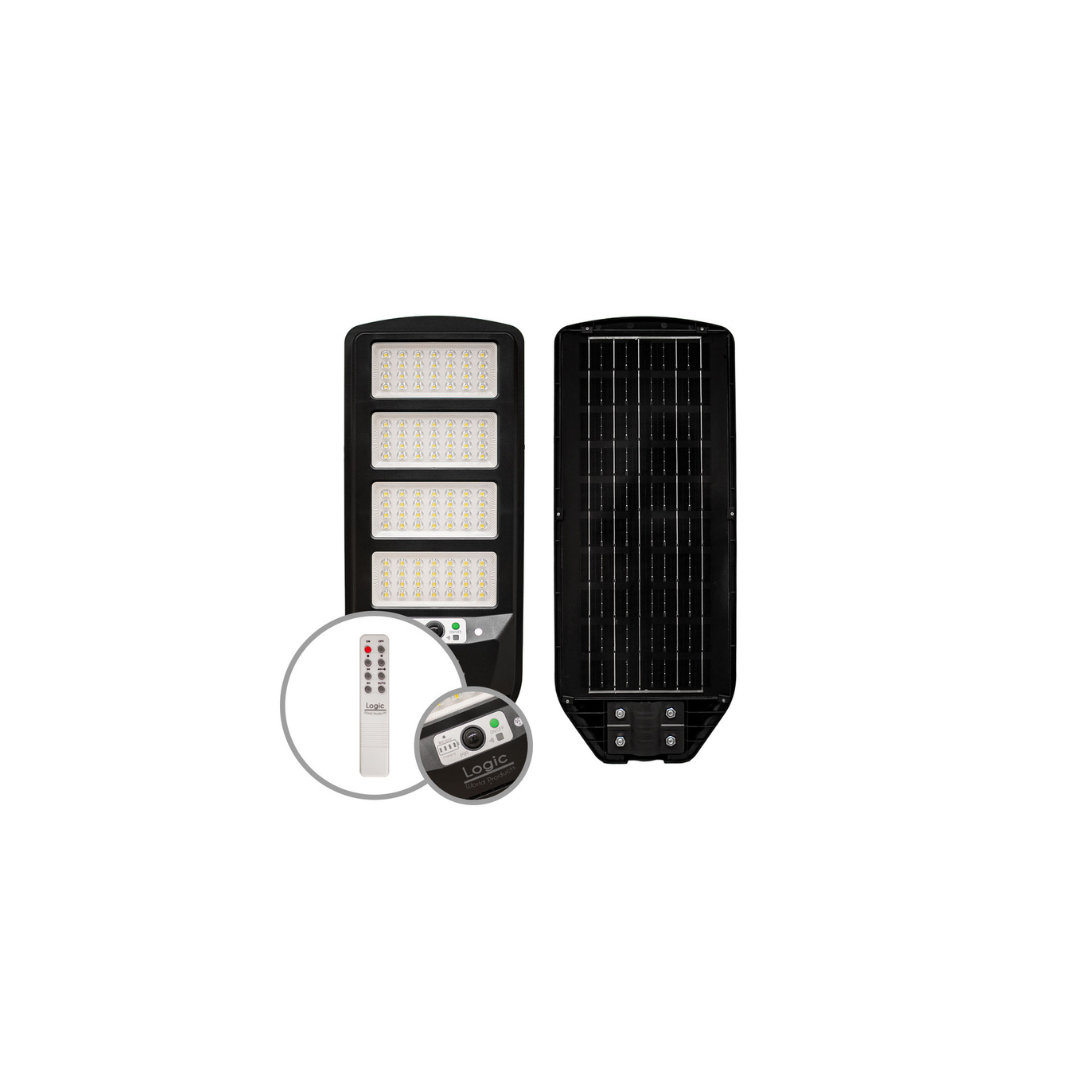 Luminaria solar con sensor S02 200w luz fría