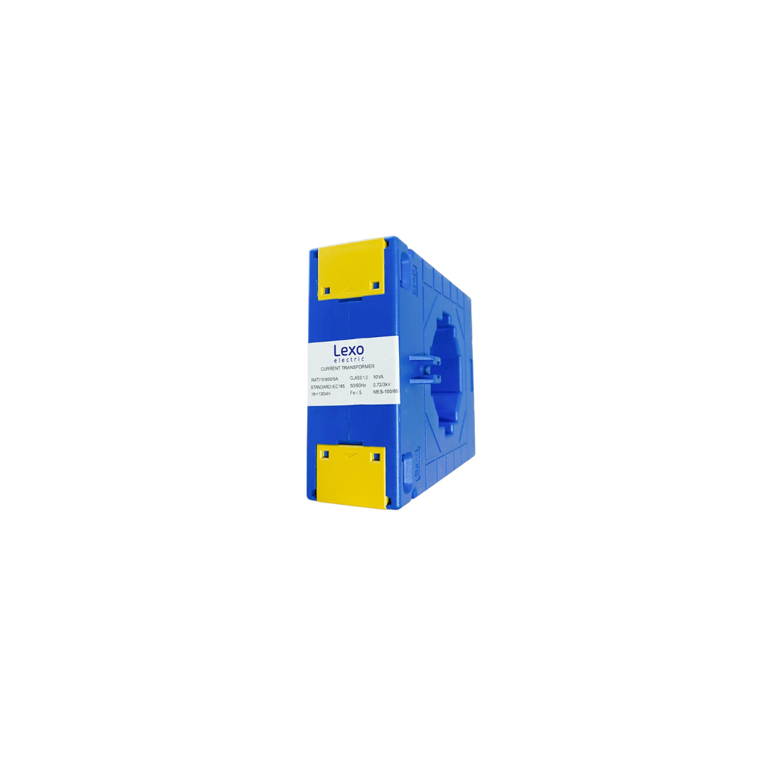Transformador de corriente 600/5 1.0 para Riel Din