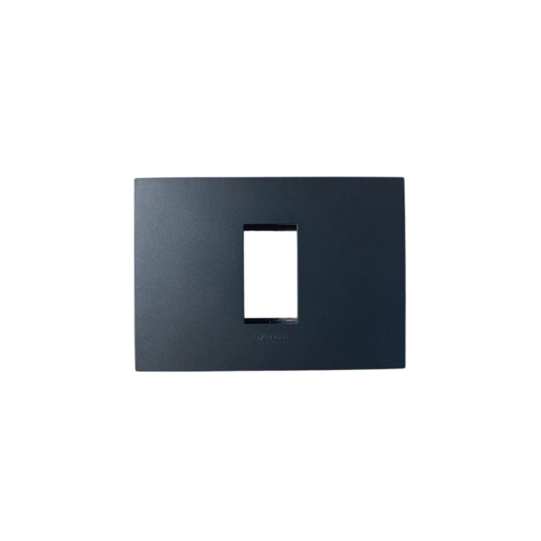 Placa simple con soporte grafito