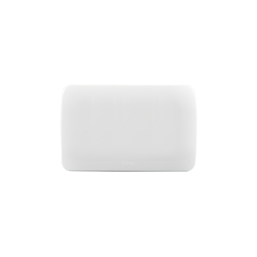 Placa ciega armada color blanco
