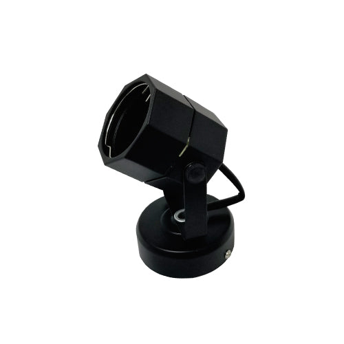 Aplique negro porta ampolleta GU10