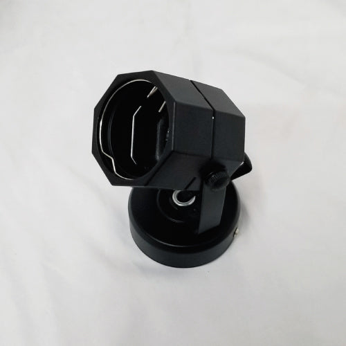 Aplique negro porta ampolleta GU10
