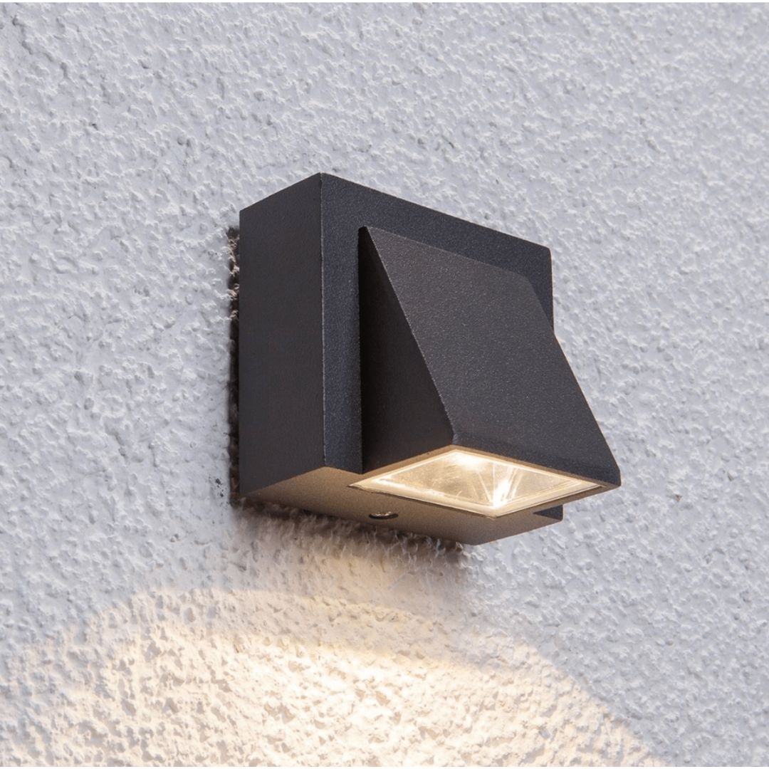 Aplique led negro monofocal