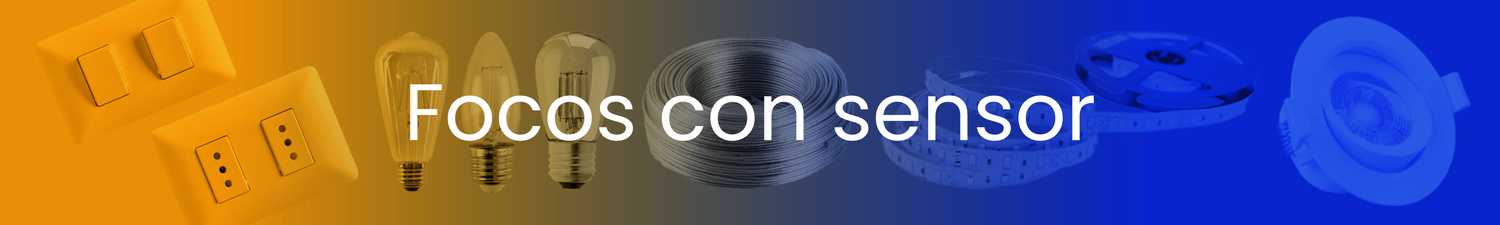 Focos con sensor