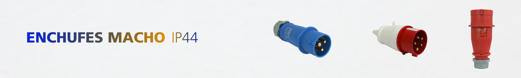 Enchufe macho IP44