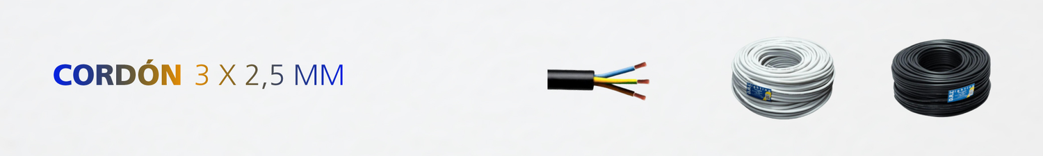 Cordón 3x2,5mm