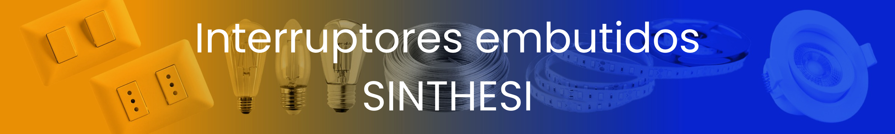 Interruptores embutidos SINTHESI