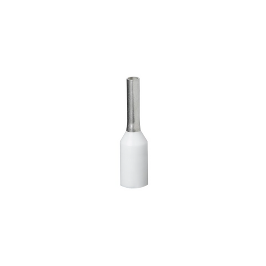 Ferrule 0.5 mm (22AWG) blanco 100u