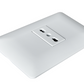 Enchufe simple bipaso blanco 10/16A certificado