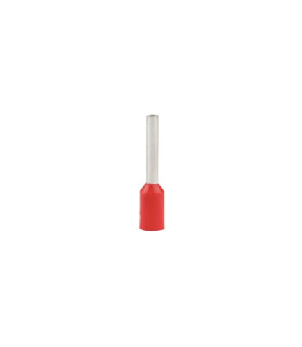 Ferrule 1,0 mm (18AWG) rojo 50u