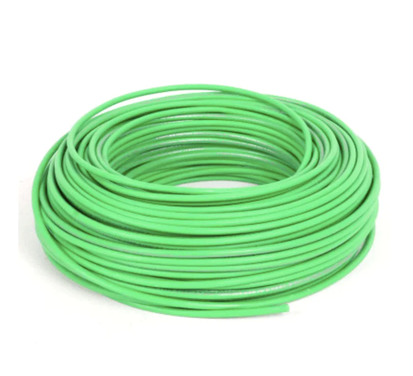Cable L/ halógenos 4.0MM verde sec 1Mt
