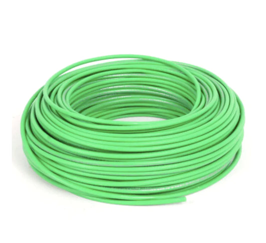 Cable L/ halógenos 4.0MM verde sec 100Mt