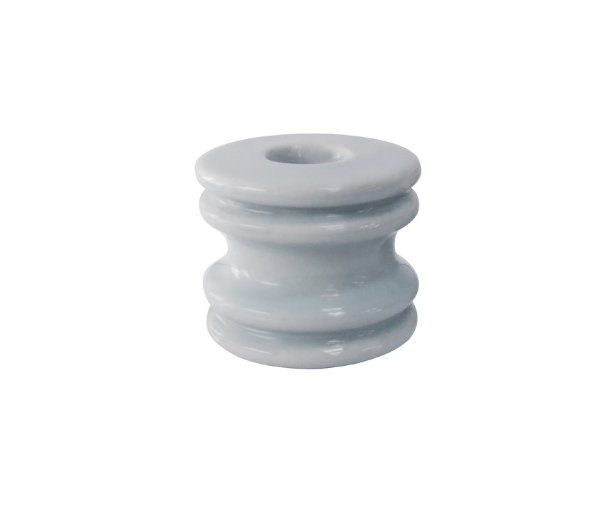 Aislador de carrete chico 10kV, 6,6kN gris