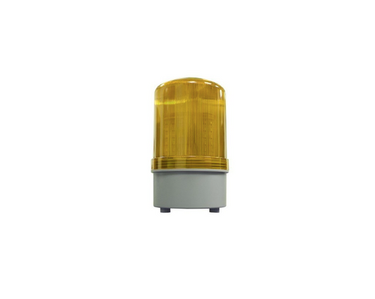 Baliza giratoria LED amarilla 220V IP44, 100mm