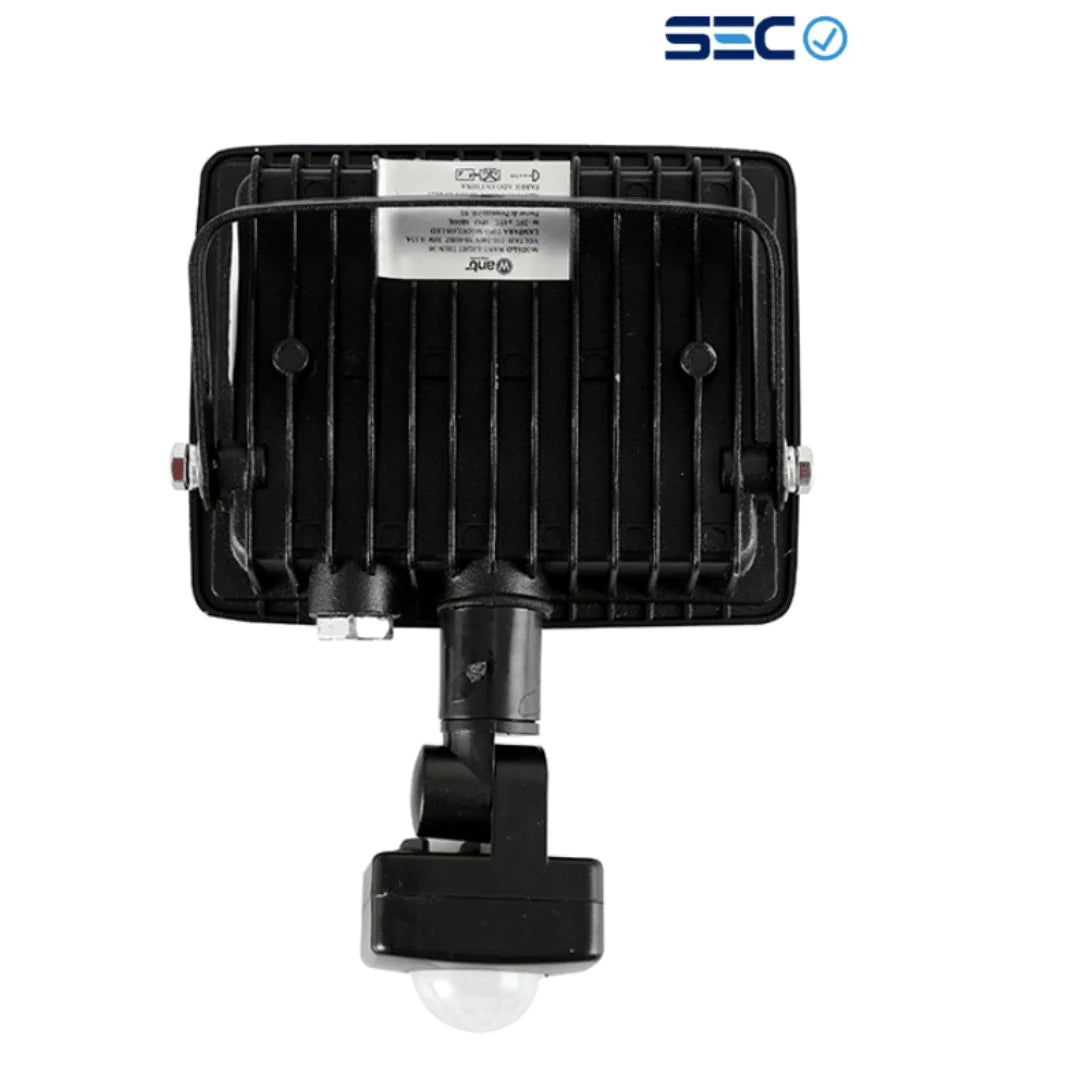 Proyector de área smd street con sensor 50w luz fría