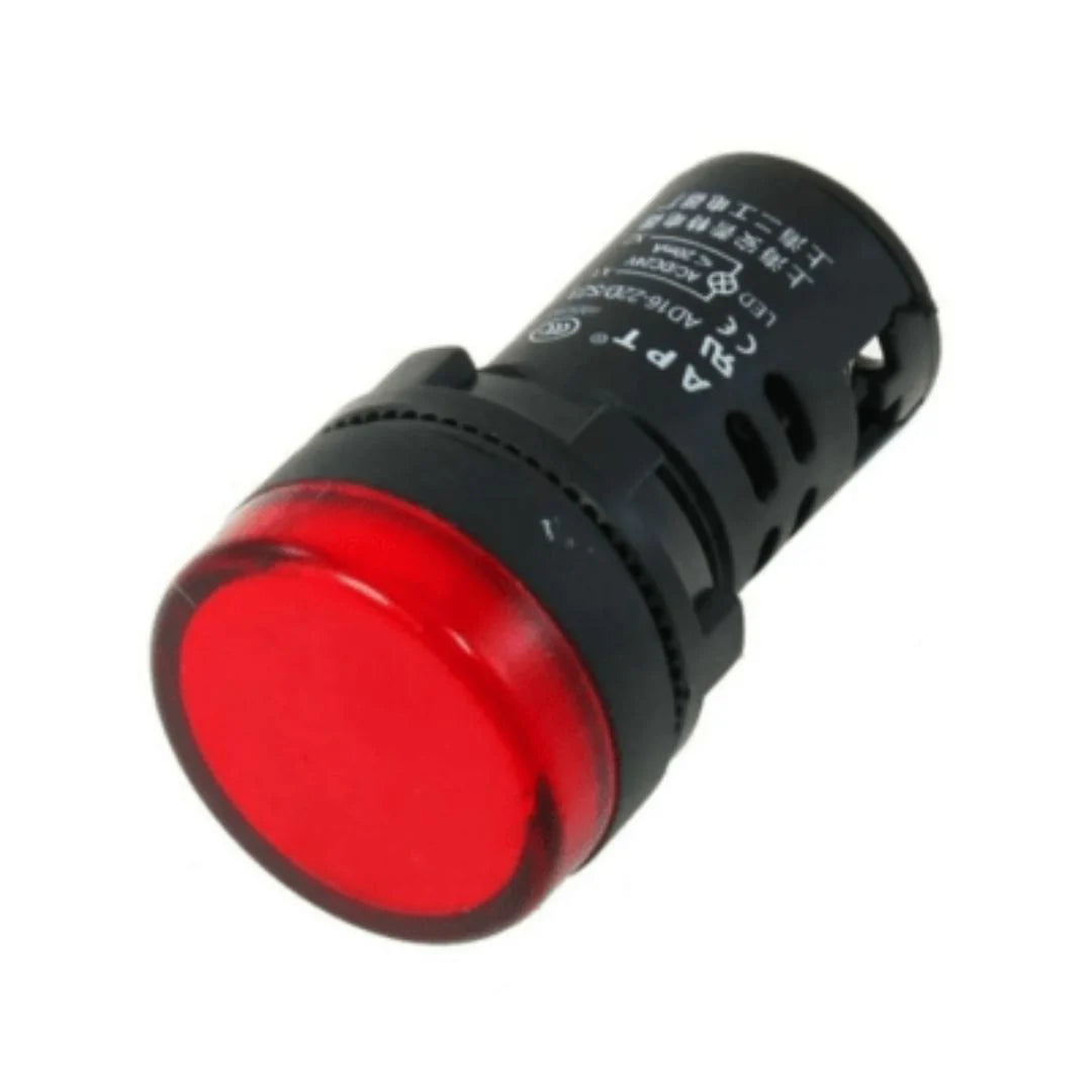 Luz piloto led roja 24V AC/DC 22mm