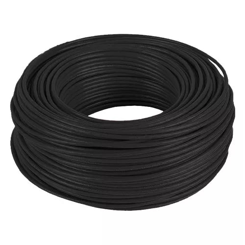 Cable L/ halógenos 6MM H07Z1-K negro sec 1Mt