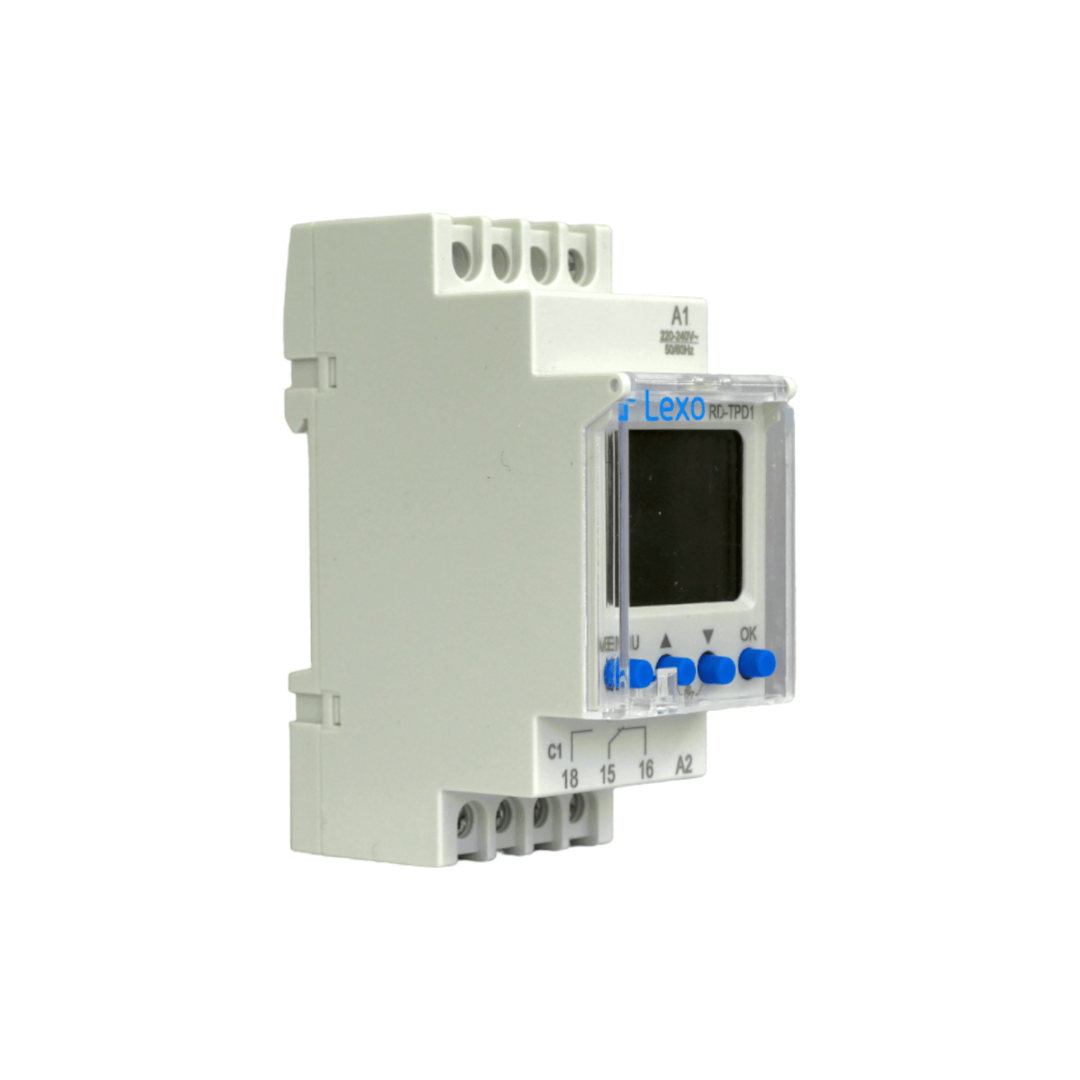 Rele temporizado interruptor semanal 220-240v ac/dc