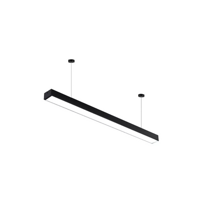 Lineal led negro 1.2M 24W luz neutra