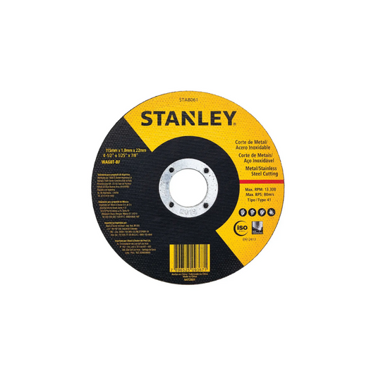 Disco corte inoxidable Stanley 4 1/2 X 1 mm unidad