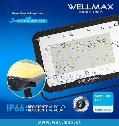 Proyector de área submarine 10W luz fría