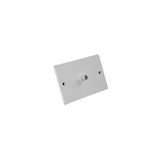 Tapa pasa cable blanca sin tornillo 64x102mm