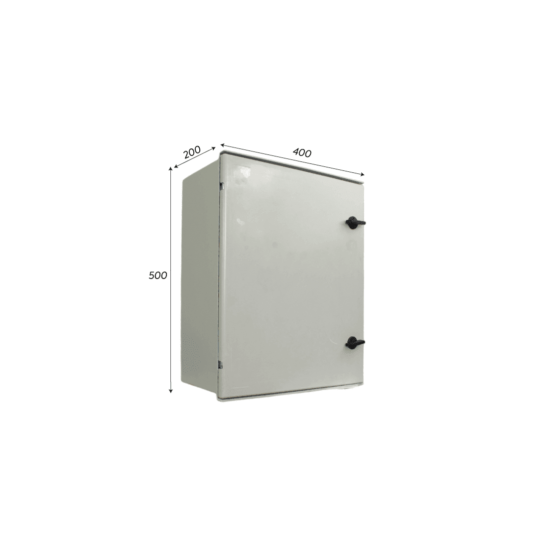 Gabinete poliéster 1 puerta 500x400x200 IK10 IP65