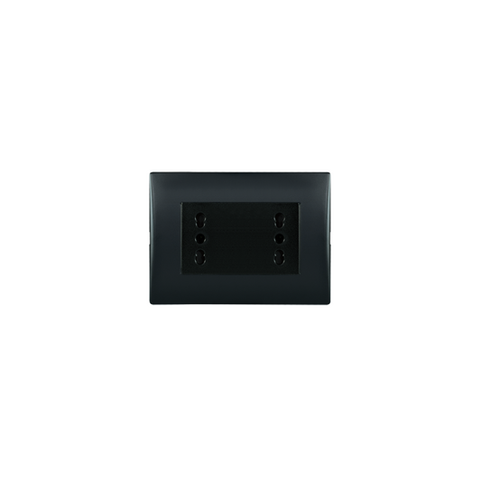 Enchufe andes duplex 10/16A black certificado
