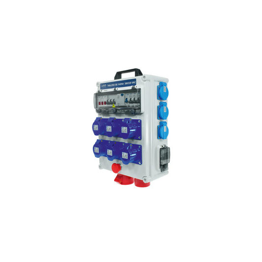 Tablero de faena portátil con parada de emergencia 380V/220VAC