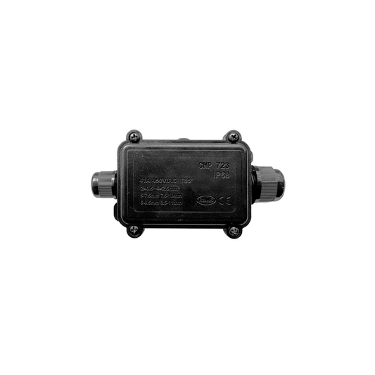 Caja de conexión 1X1 IP68 negra