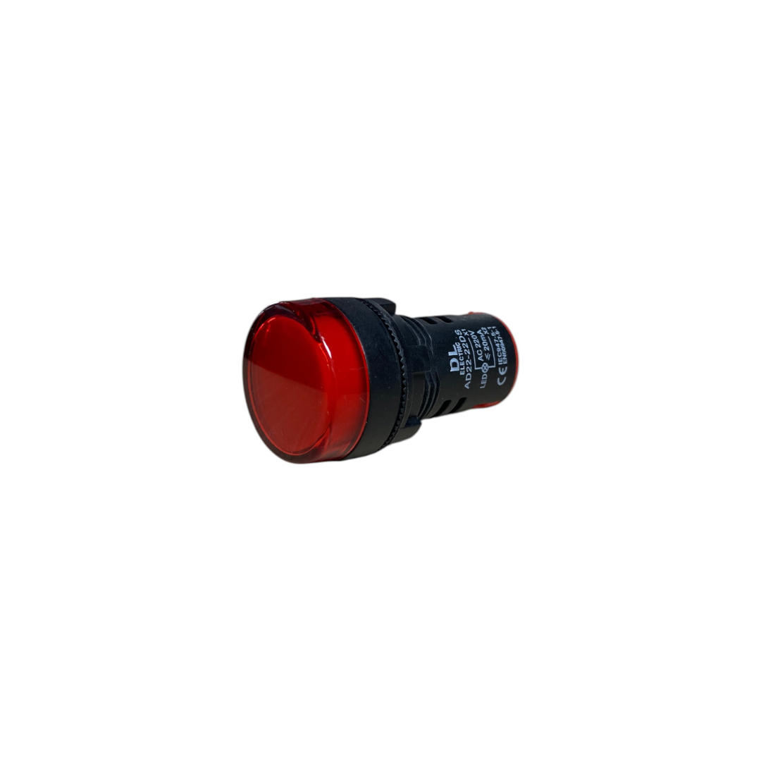 Luz piloto roja 220V 22mm