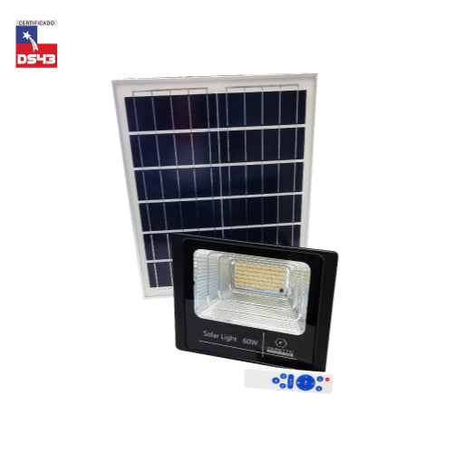 Proyector led solar DS43 60w DS43 luz cálida