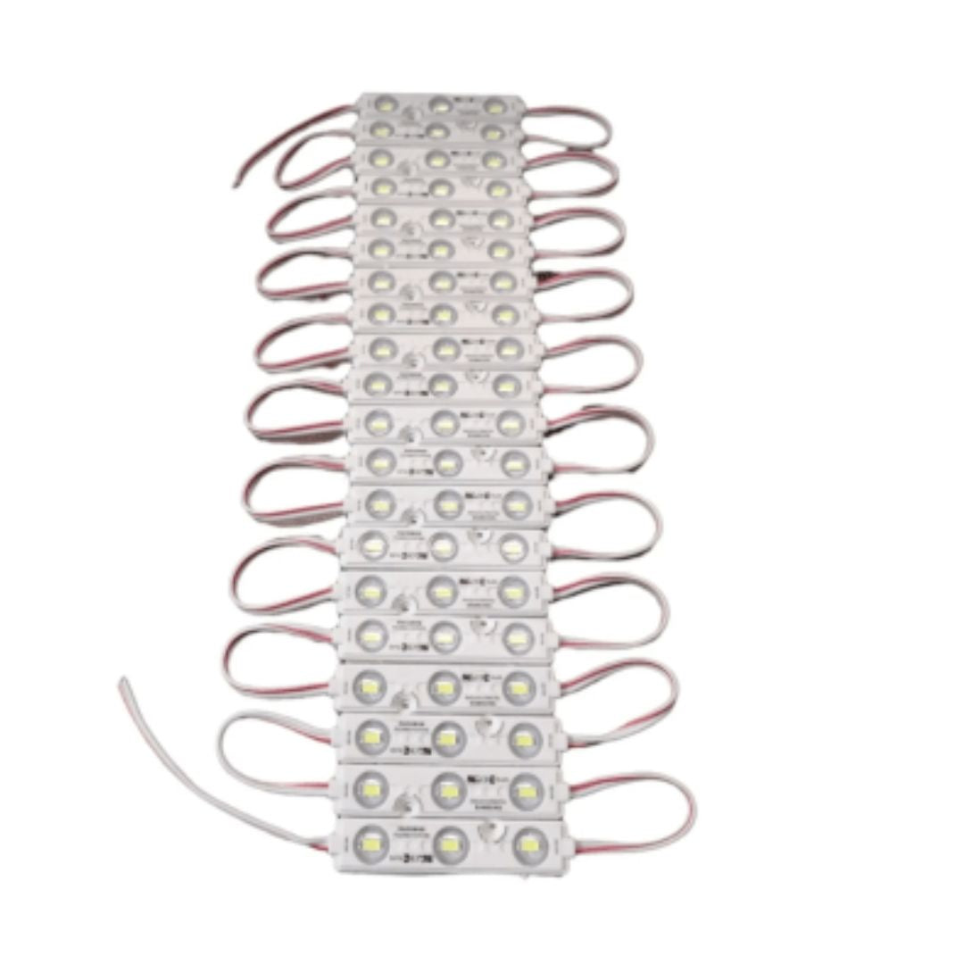 Módulo led 2835 1.2W 12V 20 Piezas  luz fría