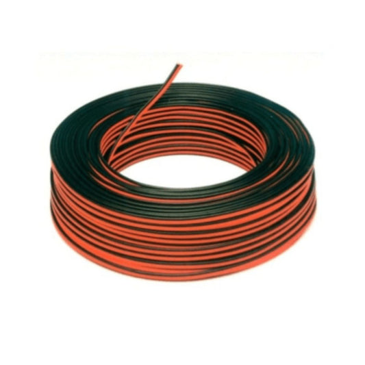 Cable paralelo negro rojo 2x20 AWG 10M certificado
