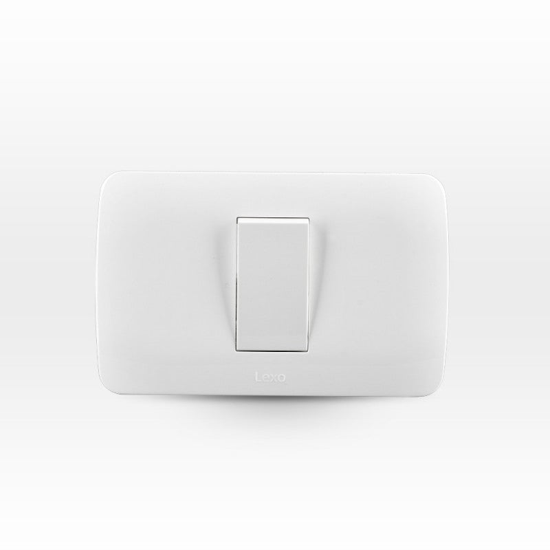 Interruptor simple 9/12 10A color blanco certificado